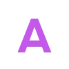 Фиолетовый алфавит emoji 😀