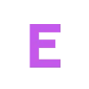 Эмодзи Фиолетовый алфавит 🥹
