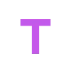 Эмодзи Фиолетовый алфавит 😘