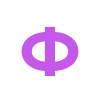 Фиолетовый алфавит emoji 😙