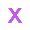 Фиолетовый алфавит emoji 😚
