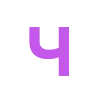 Фиолетовый алфавит emoji 😛