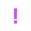 Фиолетовый алфавит emoji ❗️