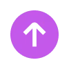 Емодзі Фиолетовый алфавит ⬆️