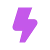 Эмодзи Фиолетовый алфавит ⚡️