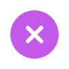 Фиолетовый алфавит emoji ❎