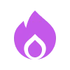 Фиолетовый алфавит emoji 🔥