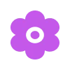 Фиолетовый алфавит emoji 🌸