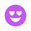 Емодзі Telegram «Фиолетовый алфавит» 😍