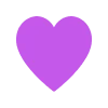 Эмодзи Фиолетовый алфавит 💖