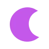 Эмодзи Фиолетовый алфавит 🌝