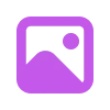 Фиолетовый алфавит emoji 🖼