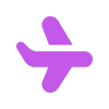 Фиолетовый алфавит emoji ✈️