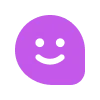 Фиолетовый алфавит emoji 😊