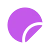 Фиолетовый алфавит emoji 🔖