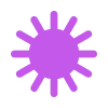 Фиолетовый алфавит emoji 🌞