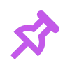 Фиолетовый алфавит emoji 📌