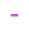 Эмодзи Фиолетовый алфавит ➖