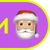 Фиолетовый алфавит emoji 🥳