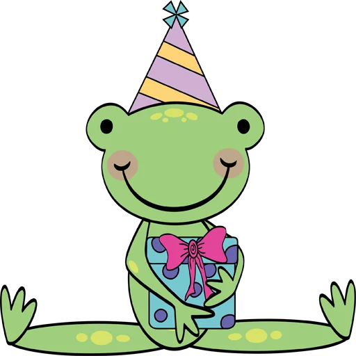 Telegram stiker «happy birthday» 🎁