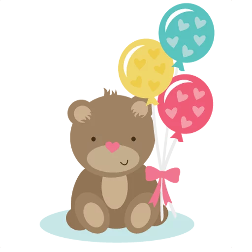Стікер Telegram «happy birthday» 🎈