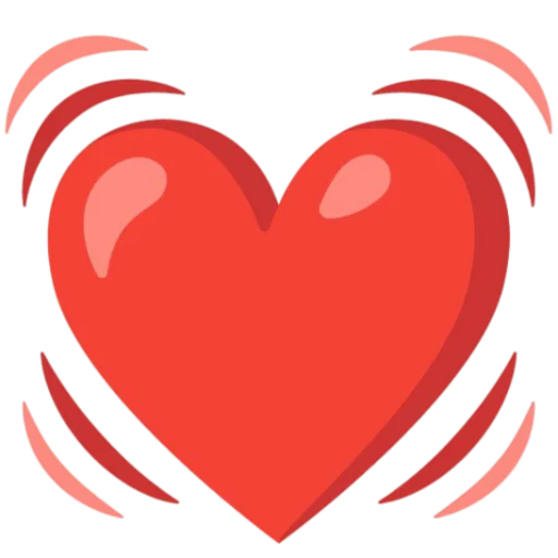 Telegram stiker «red heart vip» ❤️