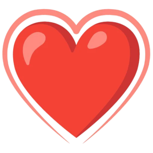 Telegram Sticker «red heart vip» ❤️