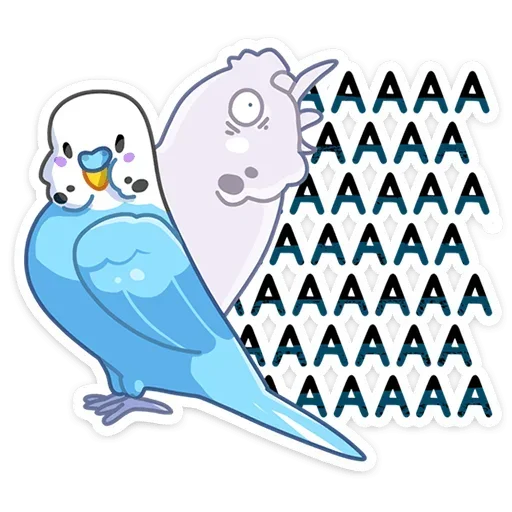 Telegram stiker «Попуги» 😱