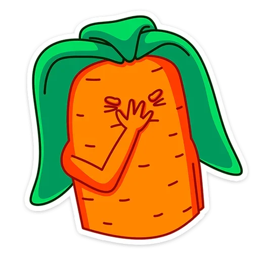 Telegram Sticker «Морквоша » 🤦