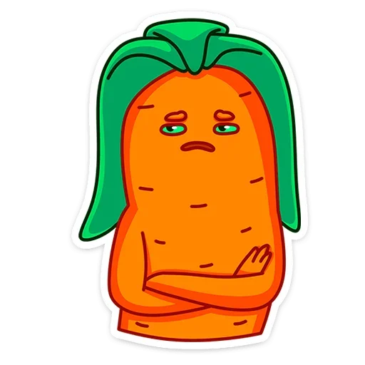Морквоша stiker 😒
