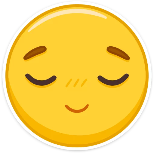Емодзі Emoji  😌