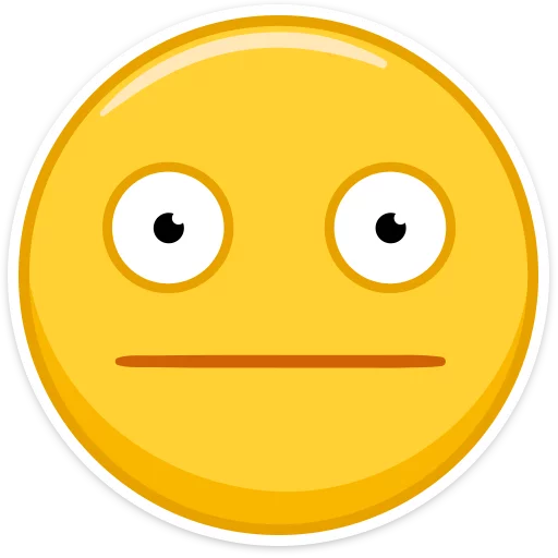 Емодзі Emoji  😐