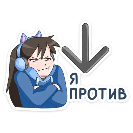 Telegram Sticker «Эксперты ВК» 👎