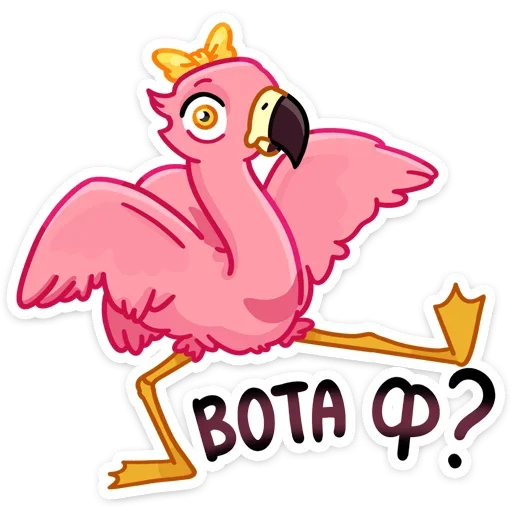 Telegram stiker «Фламина» 😰