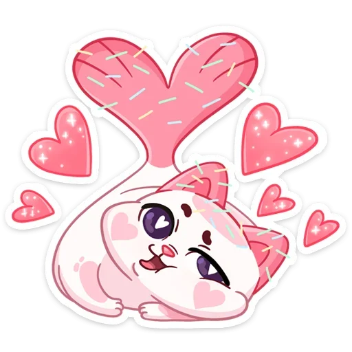 Telegram Sticker «Миу-Ням» 😍