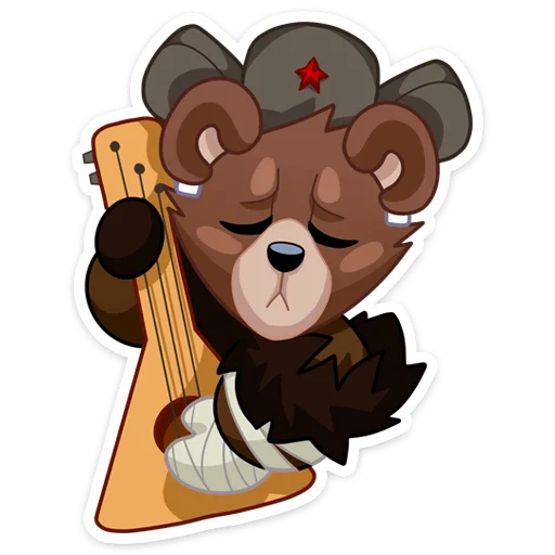 Telegram stiker «Медвежутка» 🐻
