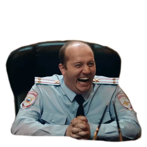 Telegram stiker «Полицейский с рублёвки. Володя» 😃