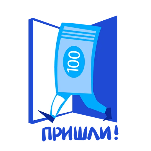 Telegram Sticker «ВТБ. Помогаем делом» 💵