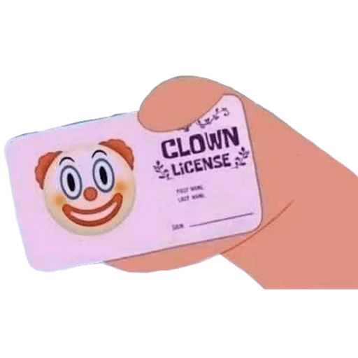 CLOWNS sticker 🤡