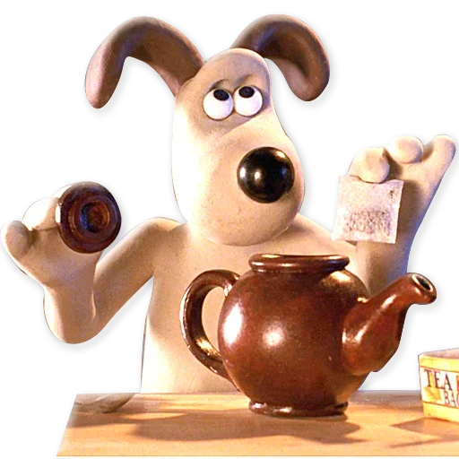 Эмодзи Gromit ☕️