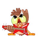 Wally the Owl emoji 🤘