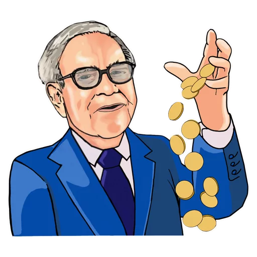 Warren Buffett  stiker 💵