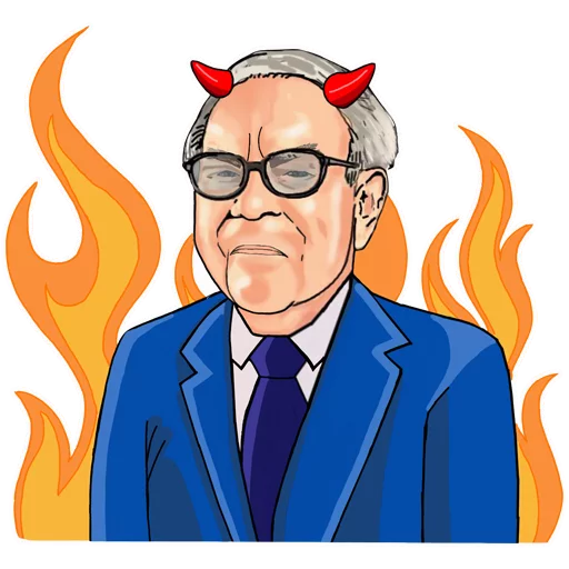 Warren Buffett  stiker 😈