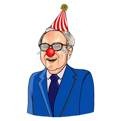 Стикер Telegram «Warren Buffett » 😂