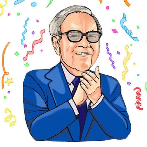 Стикер Warren Buffett  👏