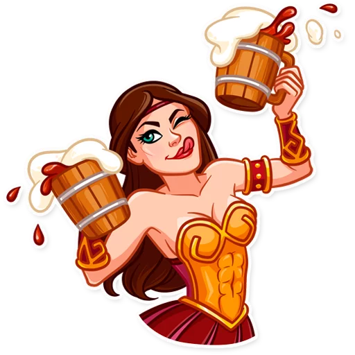 Warrior Queen emoji 🍺