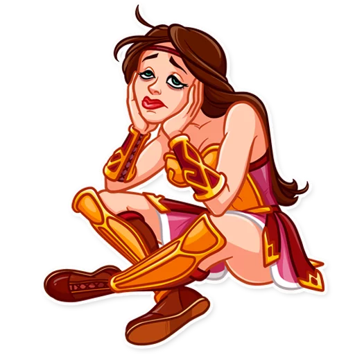 Warrior Queen emoji 😞