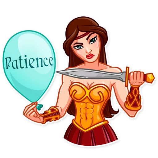 Warrior Queen emoji 😐