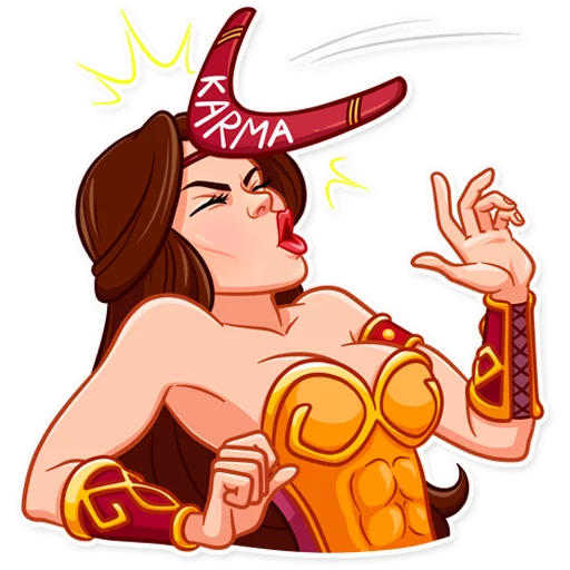 Warrior Queen emoji 😵