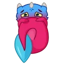 Water Dragon emoji 😨